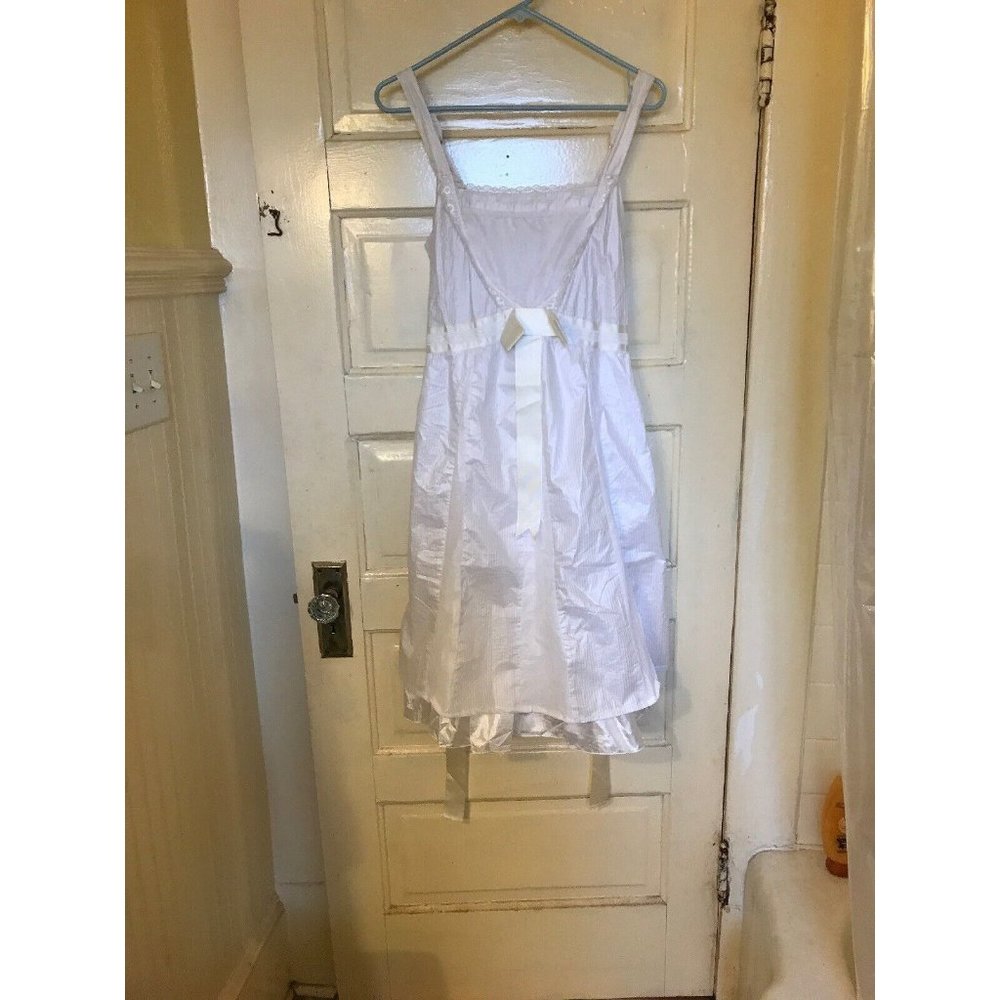 White French Griffin Dress Ruffle Sun Dress Garden Party Size Medium NWT